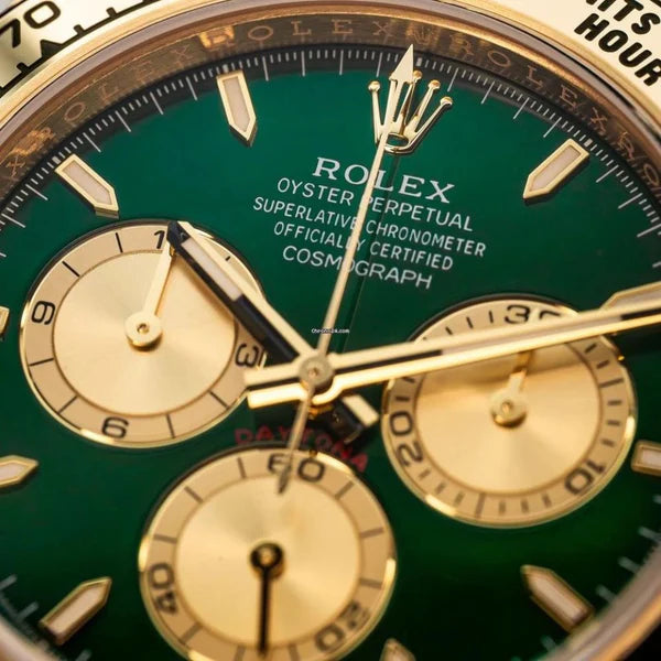 Rolex Daytona “Yellow Gold Green”