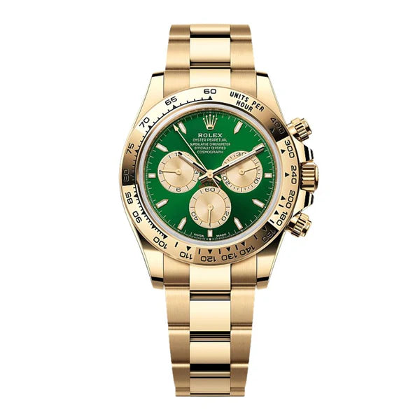 Rolex Daytona “Yellow Gold Green”